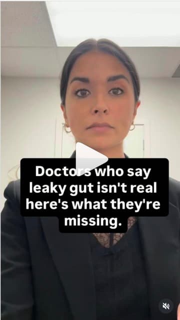 Instagram reel: Why some doctors say leaky gut isn't real, and what they're missing.